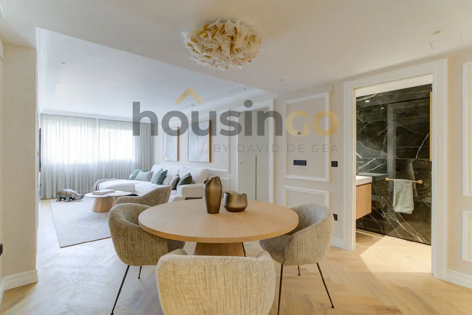 Sala de estar de Piso en venta en Madrid con Aire acondicionado, Calefacción y Parquet