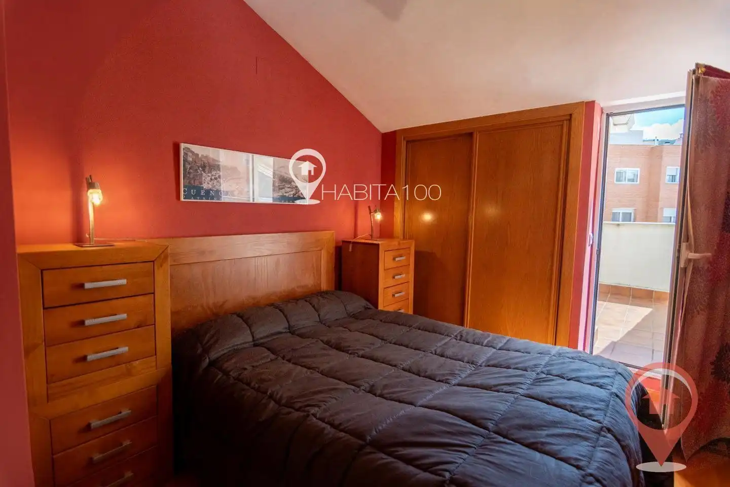 Schlafzimmer von Wohnung zum Verkauf in Cuenca mit Heizung, Terrasse und Abstellraum