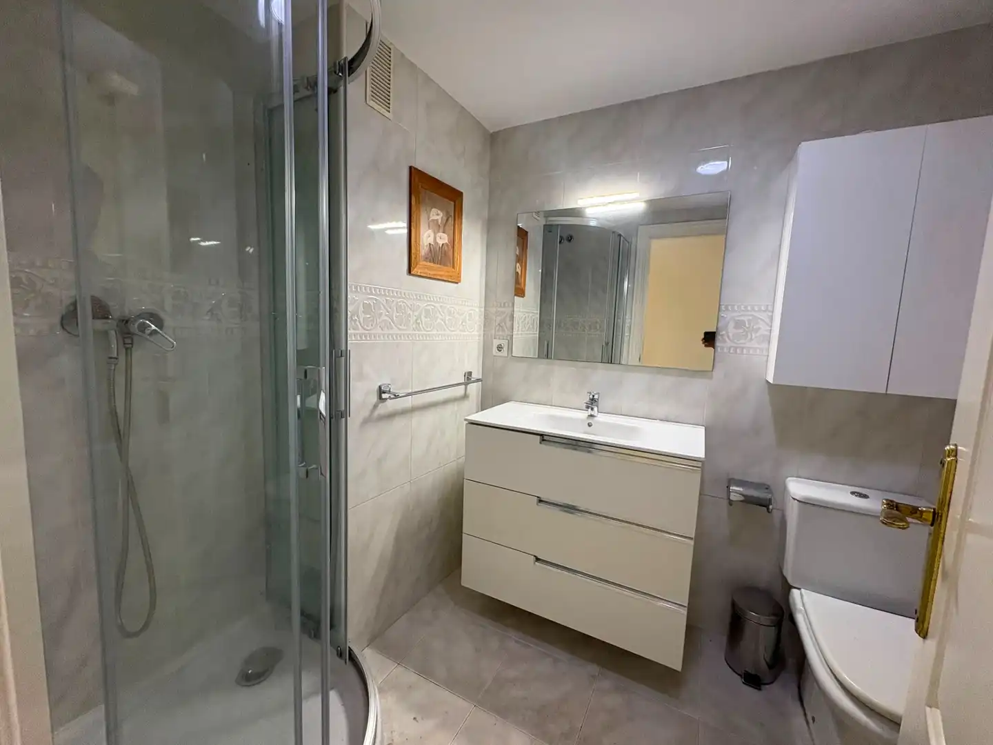 Bathroom of Flat for rent in Málaga  with Terrace and Community pool
