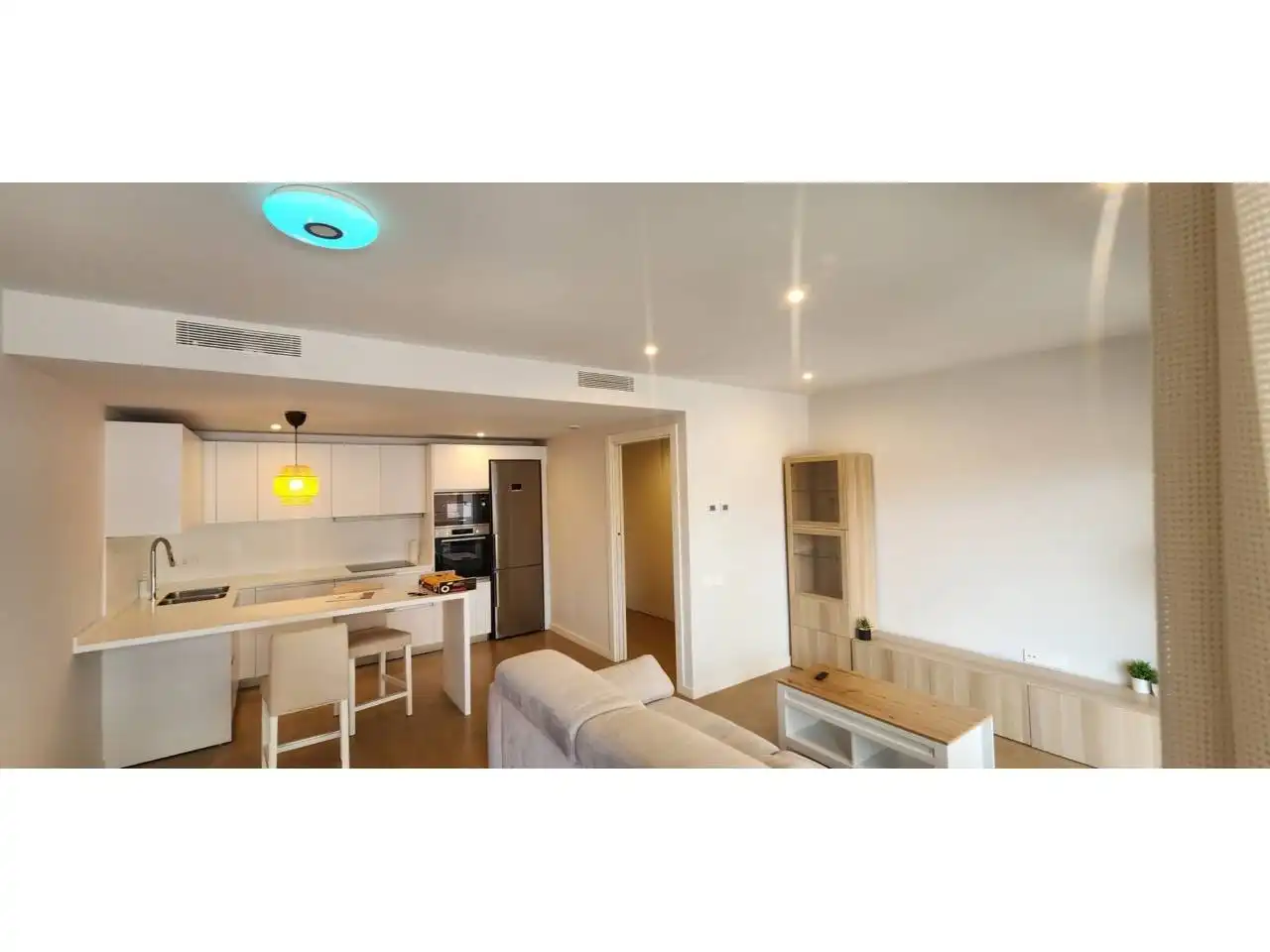 Wohnzimmer von Wohnung zur Miete in Terrassa mit Klimaanlage, Heizung und Terrasse