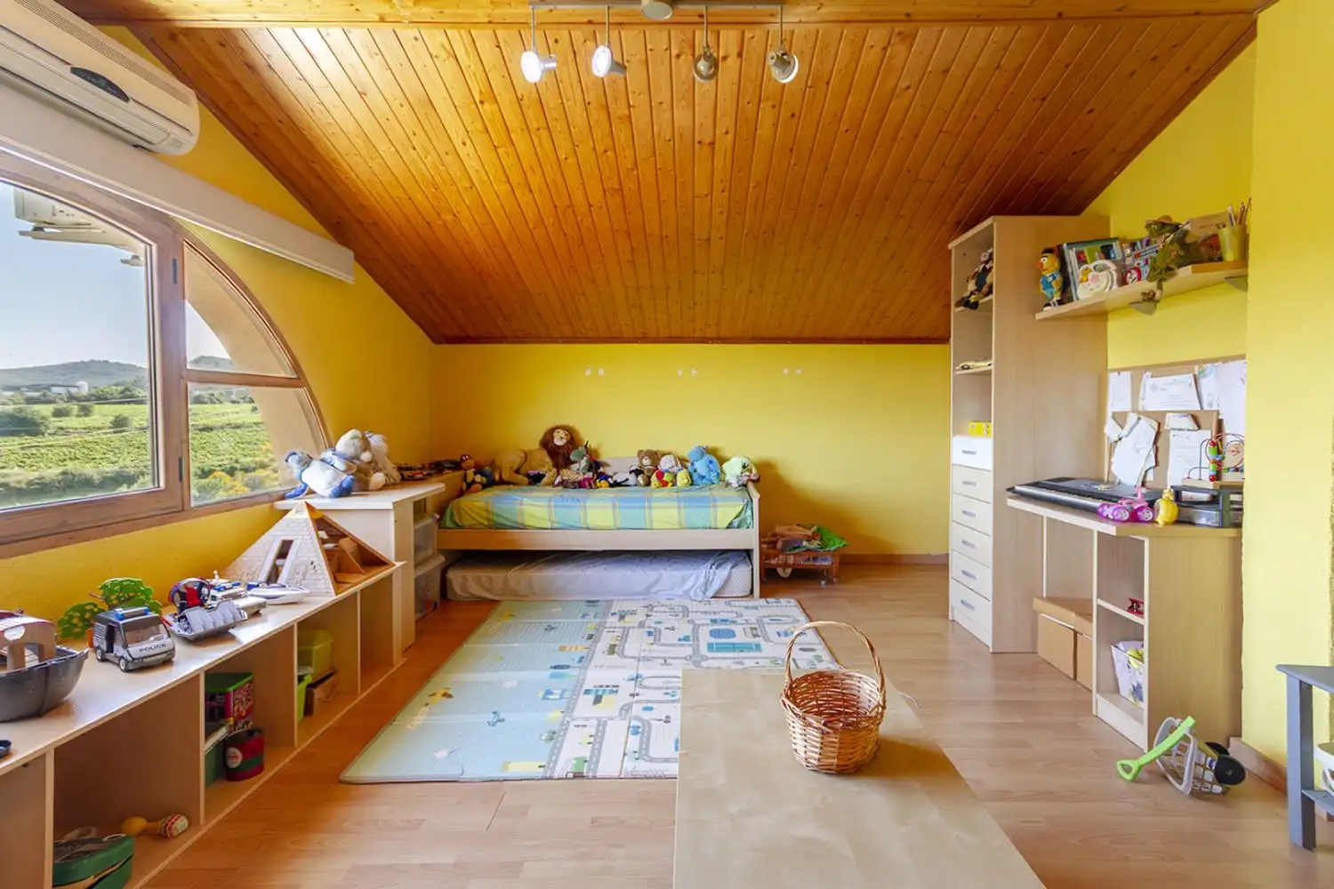 Bedroom of Houses for sale in Sant Martí Sarroca  with Air Conditioner, Heating and Terrace
