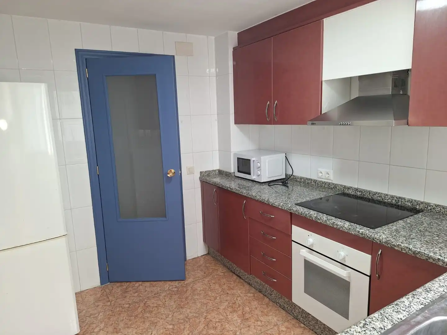 Cocina de Piso de alquiler en San Vicente del Raspeig / Sant Vicent del Raspeig con Aire acondicionado, Amueblado y Horno