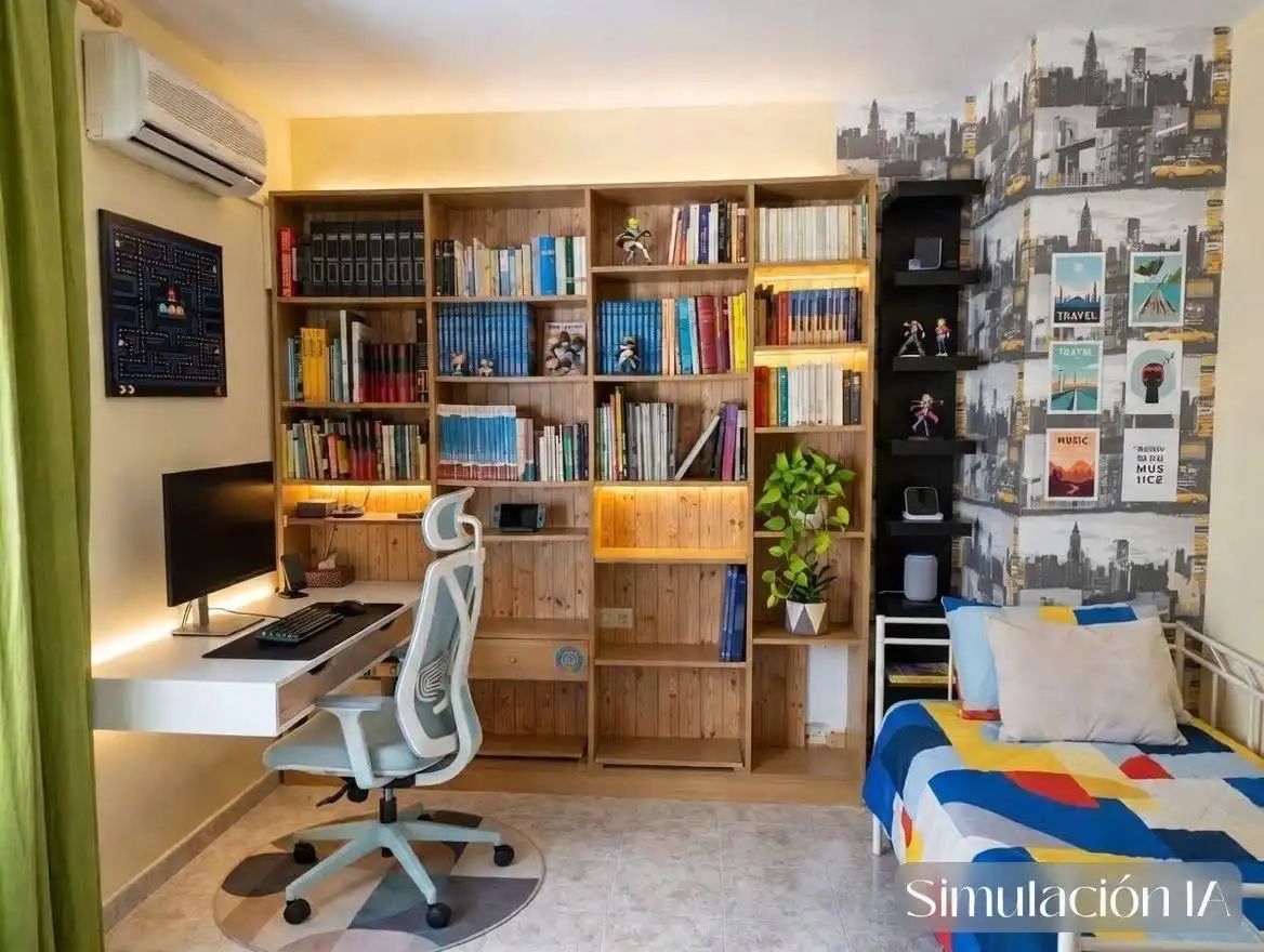 Sala de estar de Casa o chalet en venta en Málaga con Aire acondicionado, Calefacción y Jardín privado