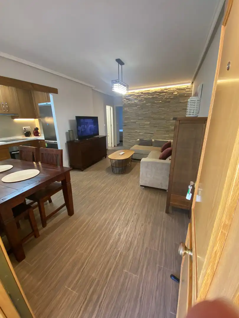 Wohnzimmer von Wohnungen zur Miete in Santa Pola mit Terrasse