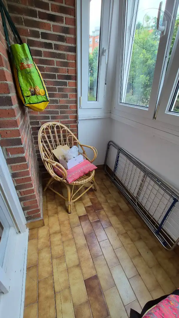 Balcony of Flat for rent in Santander  with Heating, Parquet flooring and Furnished