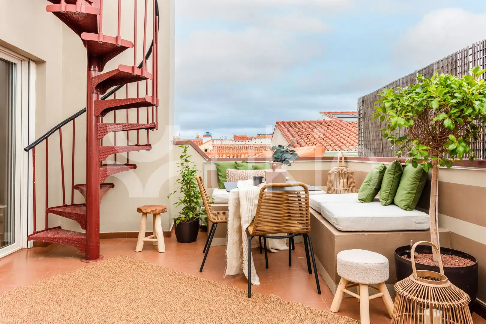 Terrace of Apartments for rent in Madrid  with Air Conditioner, Heating and Terrace