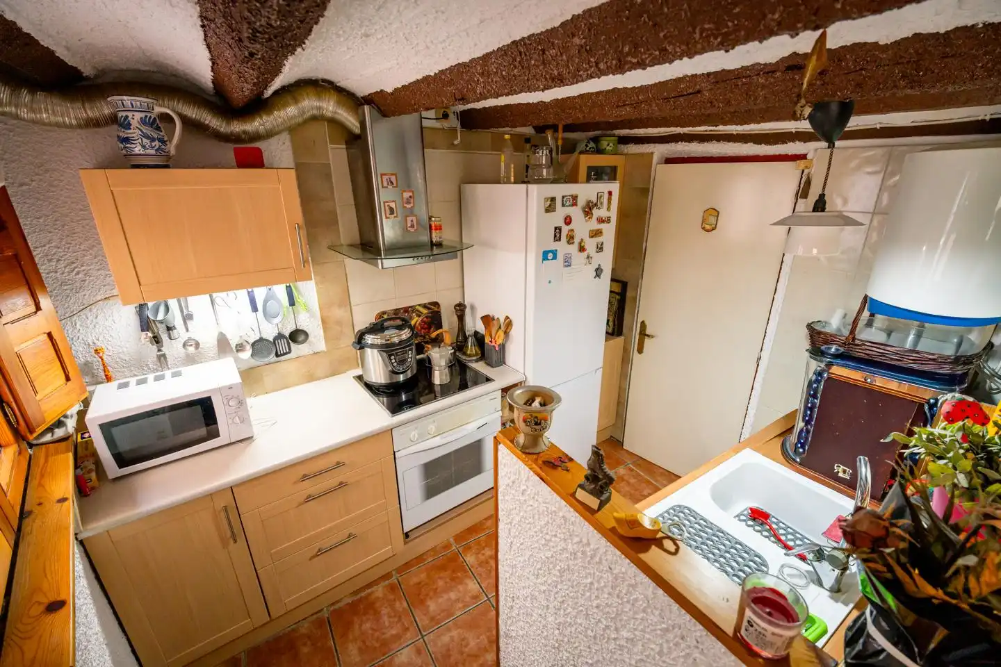 Cocina de Casa o chalet en venta en Almonacid de la Sierra con Calefacción, Terraza y Balcón