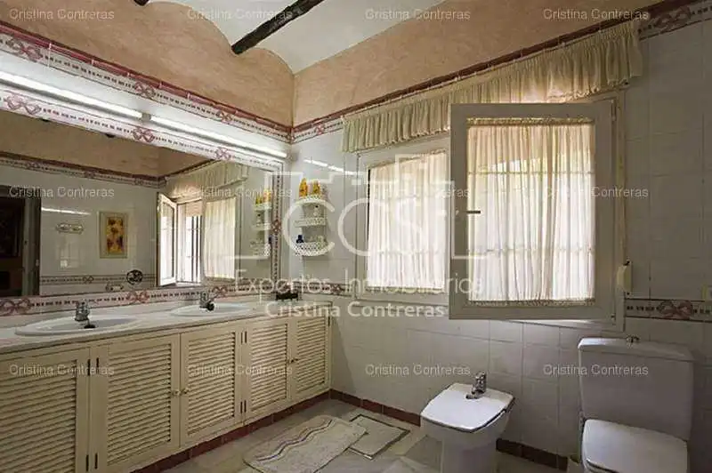Baño de Finca rústica en venta en Alcalá de Guadaira con Jardín privado y Piscina