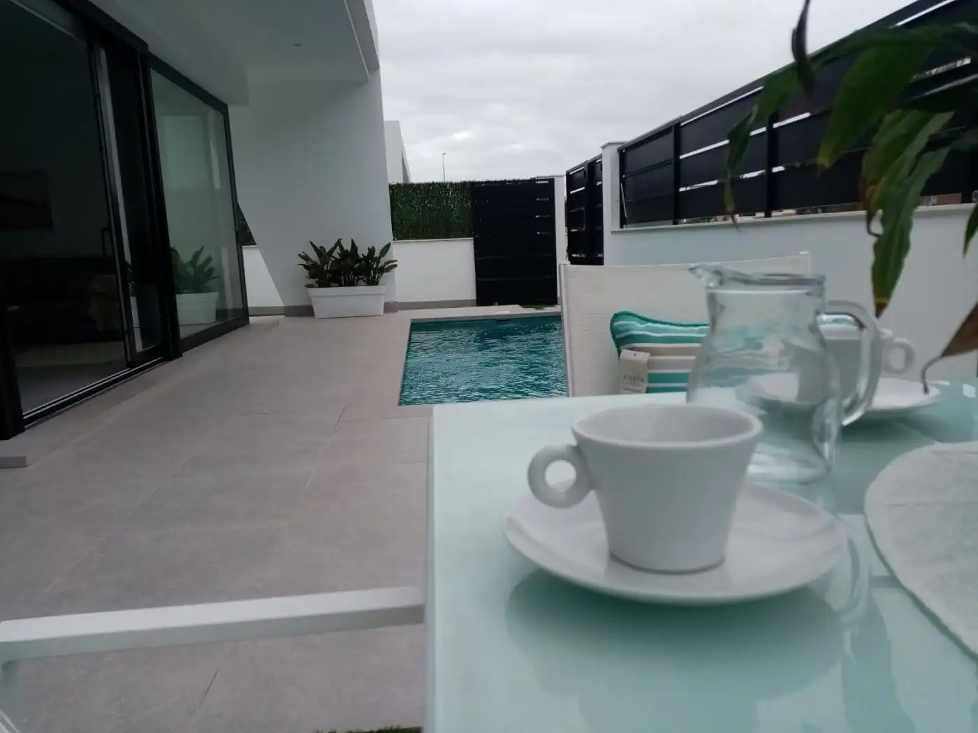 Terraza de Casa o chalet en venta en Pilar de la Horadada con Aire acondicionado, Calefacción y Jardín privado