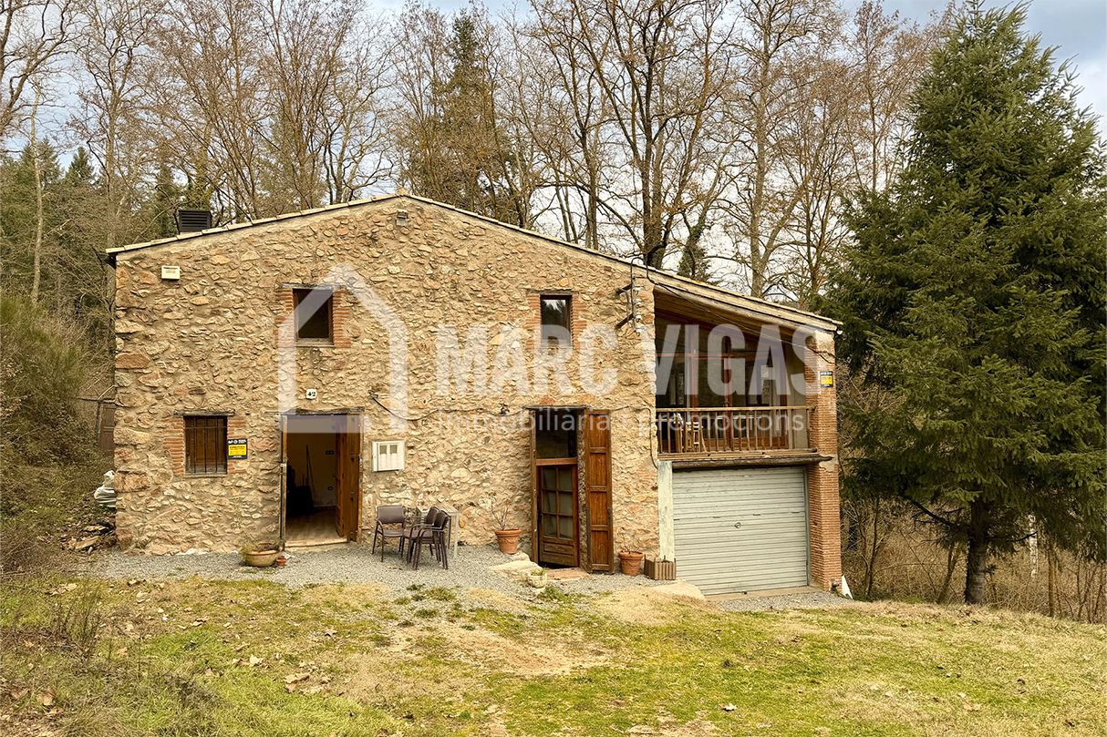 Exterior view of Country house for sale in Espinelves  with Heating, Private garden and Furnished