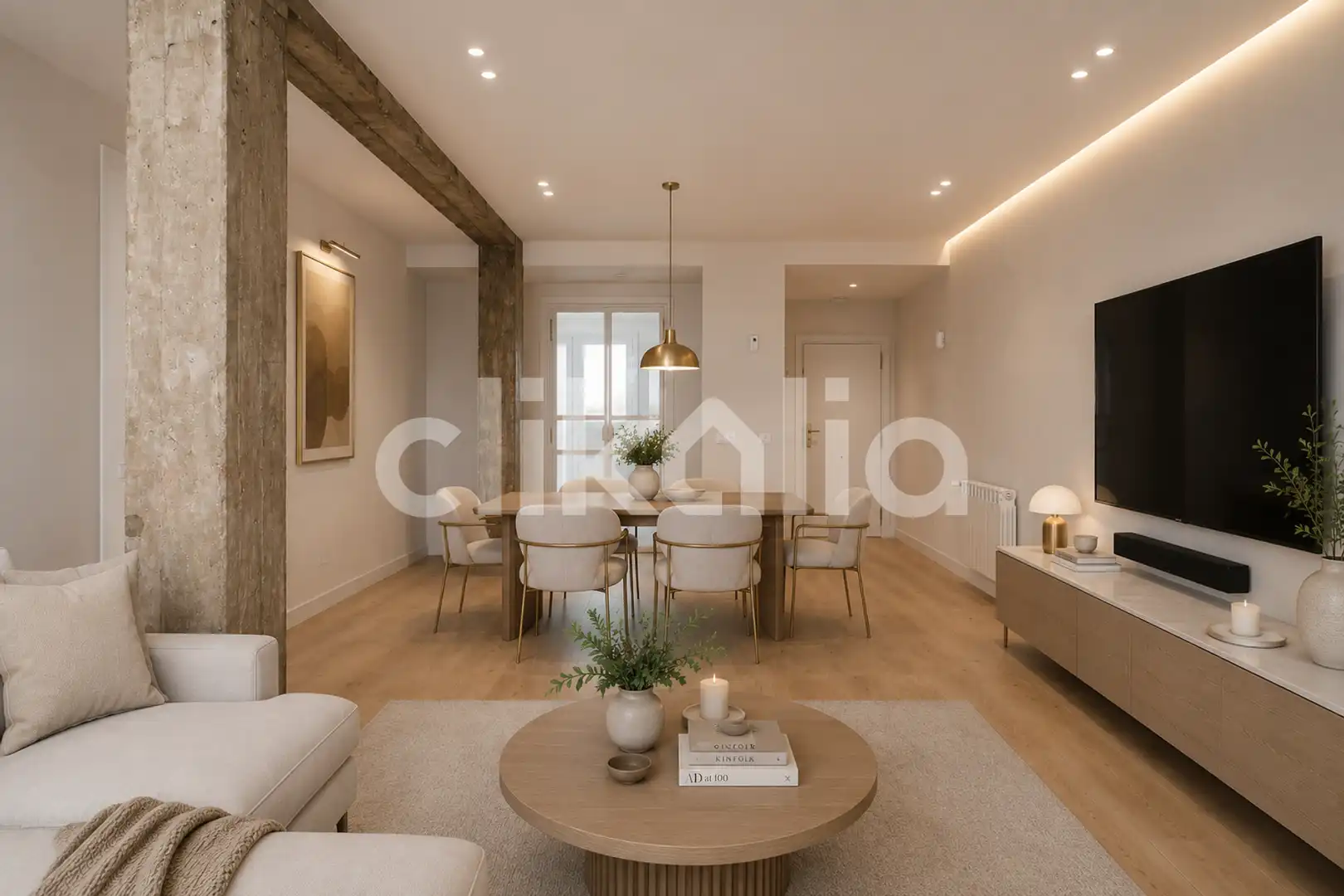 Sala de estar de Piso en venta en Madrid con Aire acondicionado, Calefacción y Jardín privado