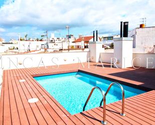 Swimming pool of Attic for sale in Sitges  with Air Conditioner and Terrace