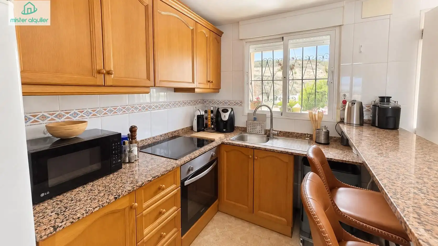 Kitchen of Houses for rent in Busot  with Air Conditioner, Heating and Private garden