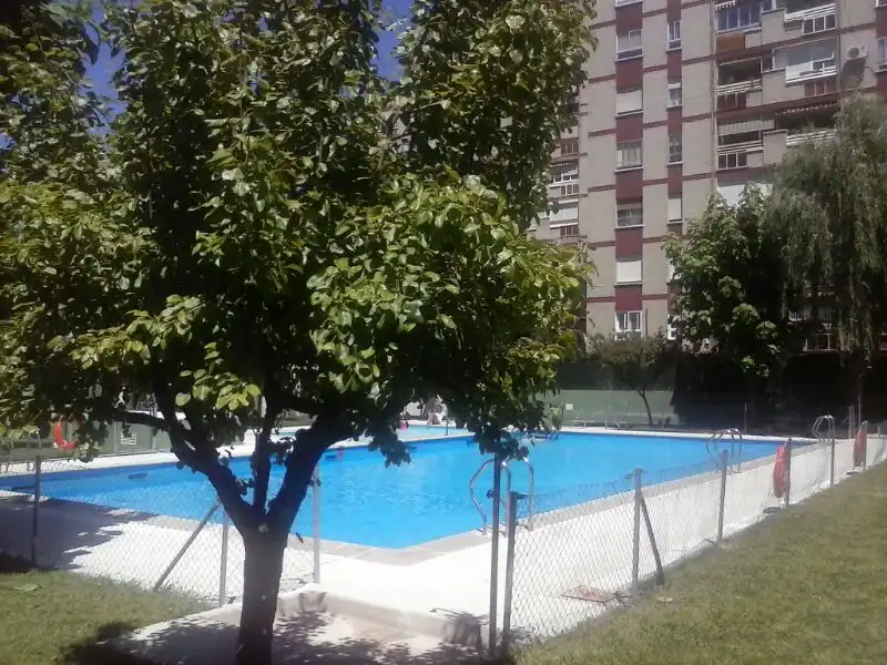 Swimming pool of Flat for sale in Fuenlabrada  with Heating, Private garden and Furnished