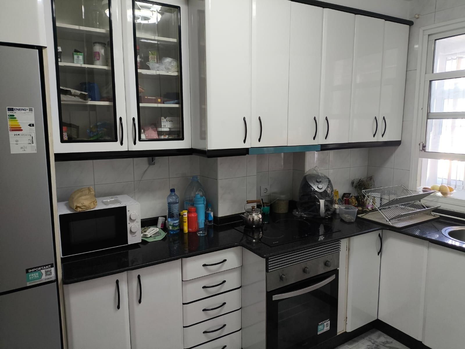 Kitchen of Flat for sale in Carballo  with Heating, Terrace and Storage room