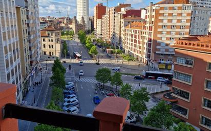 Exterior view of Flat for sale in Gijón   with Heating, Parquet flooring and Terrace