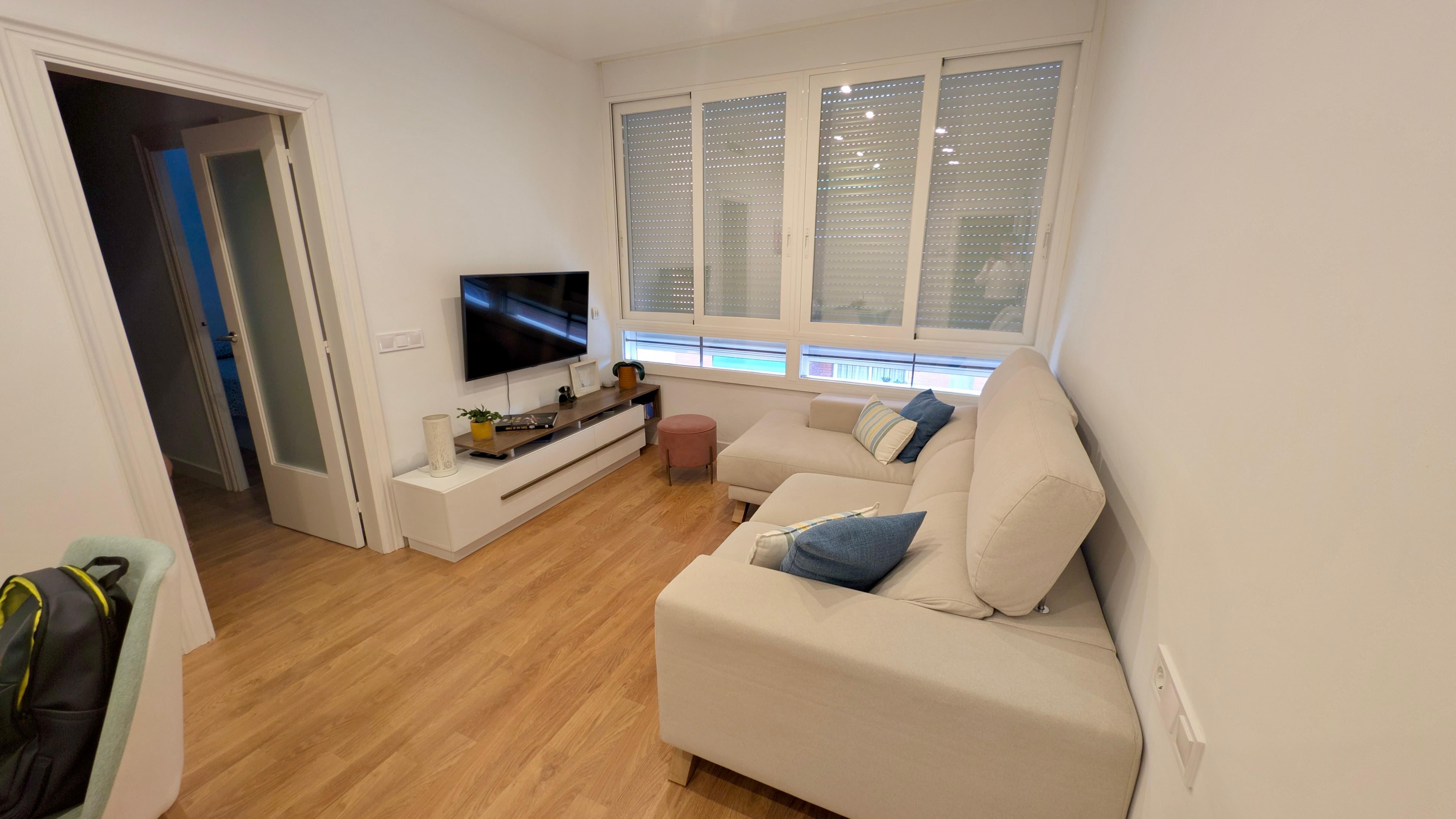 Sala de estar de Piso en venta en  Barcelona Capital