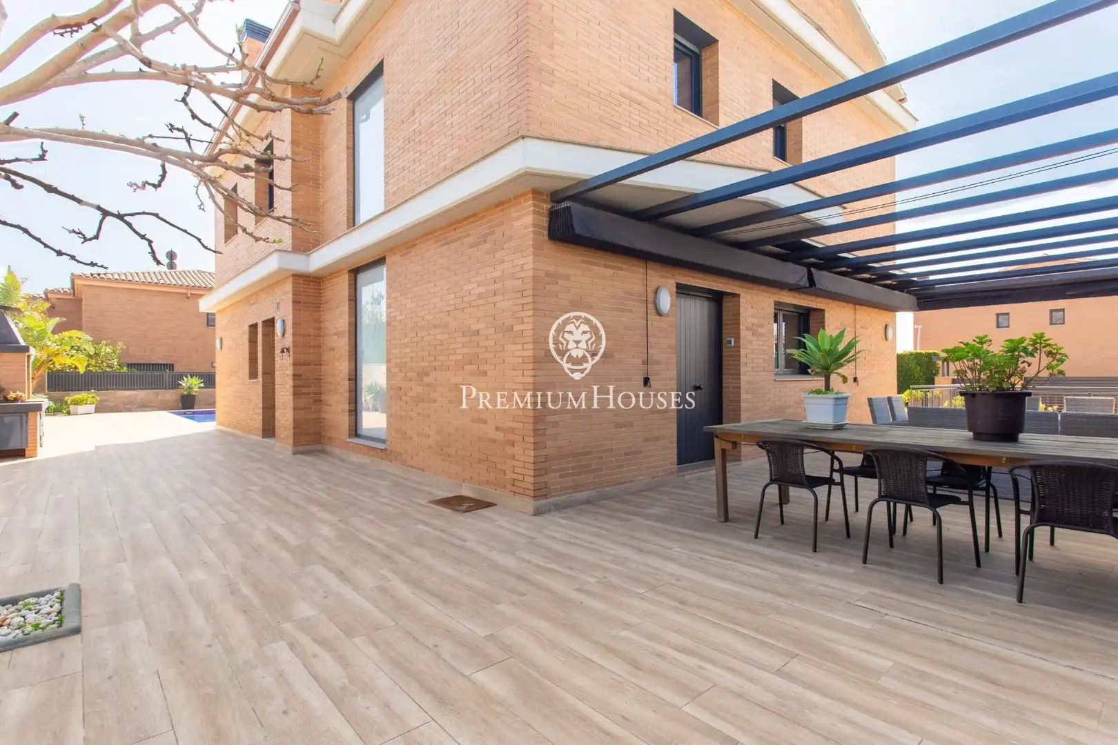 Terrassa de Casa o xalet en venda en Cabrera de Mar amb Calefacció, Jardí privat i Parquet