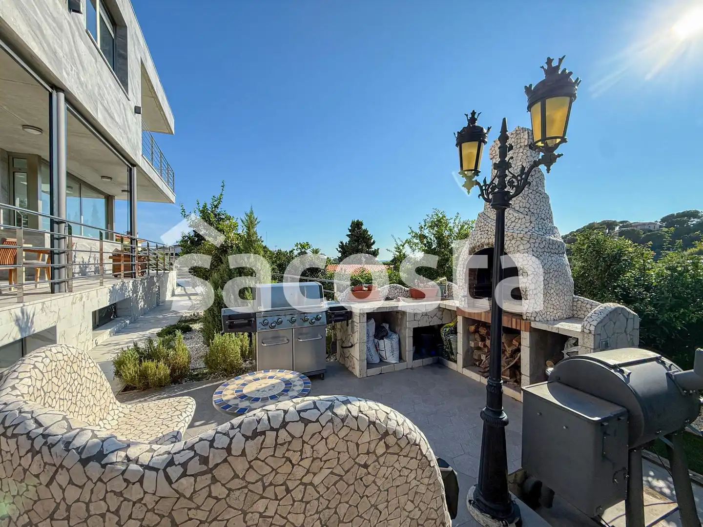Terrassa de Casa o xalet en venda en Lloret de Mar amb Aire condicionat, Jardí privat i Terrassa