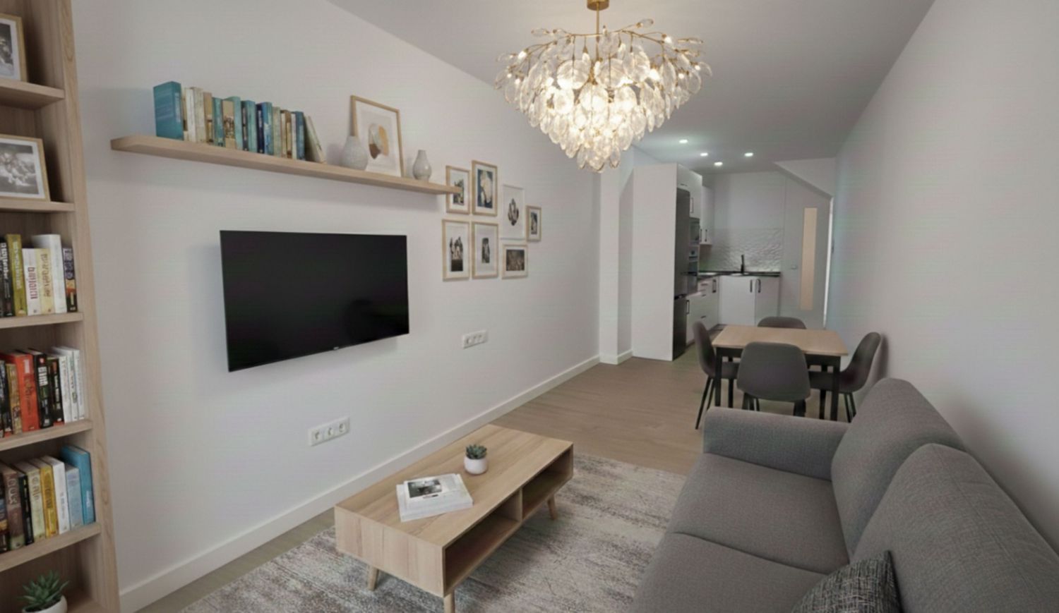 Sala d'estar de Pis en venda en Benacazón amb Aire condicionat i Calefacció