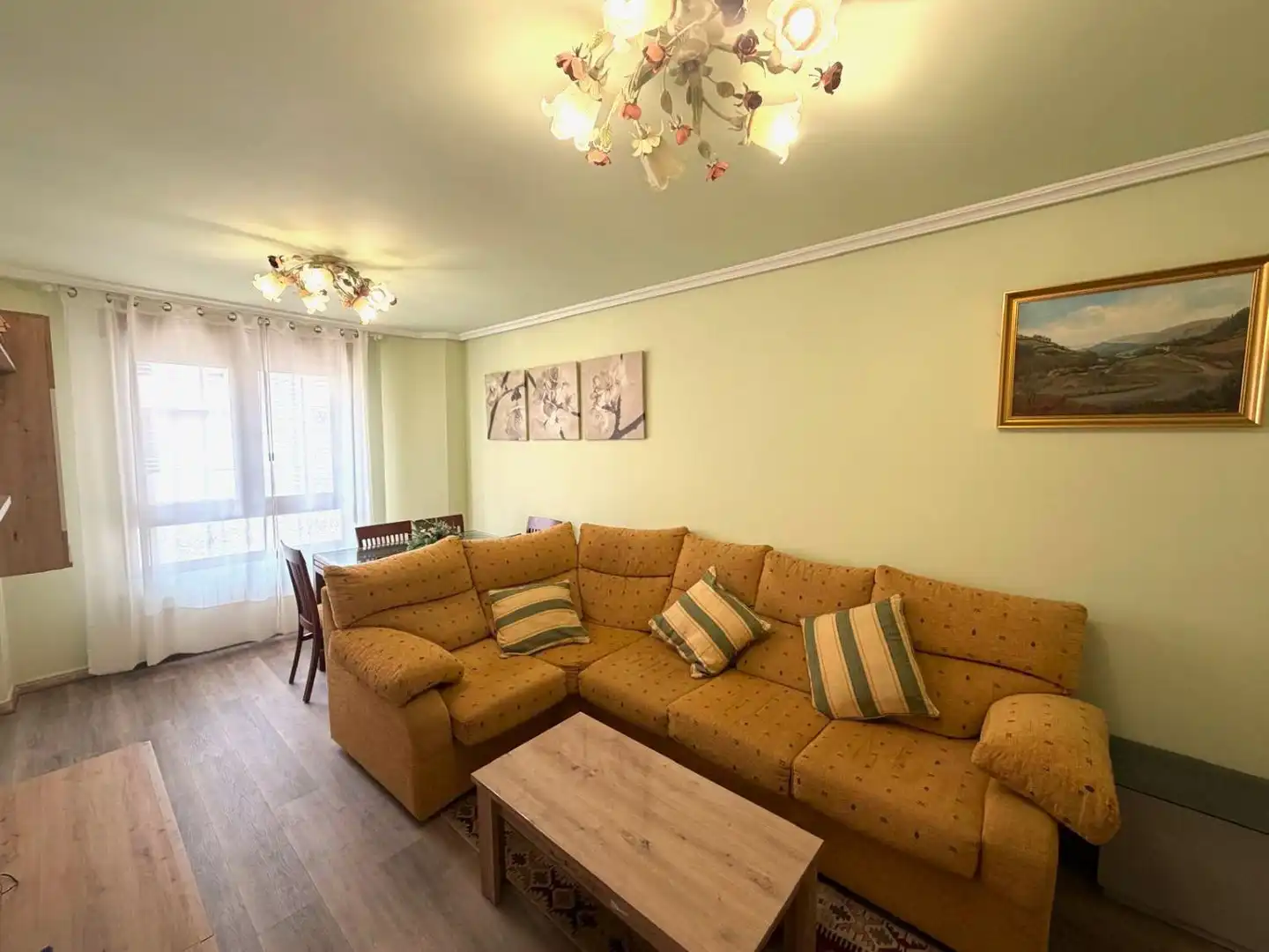 Living room of Flat for sale in Bareyo  with Heating, Parquet flooring and Terrace