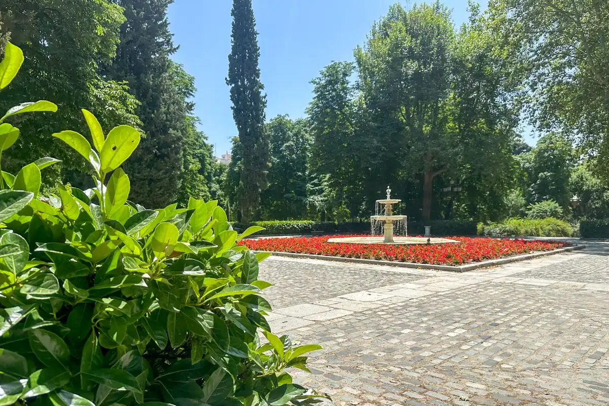 Jardín de Ático de alquiler en Madrid con Aire acondicionado, Calefacción y Terraza