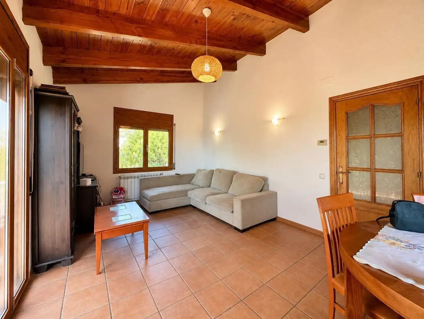 Sala de estar de Casa o chalet en venta en Bigues i Riells del Fai con Calefacción, Jardín privado y Terraza