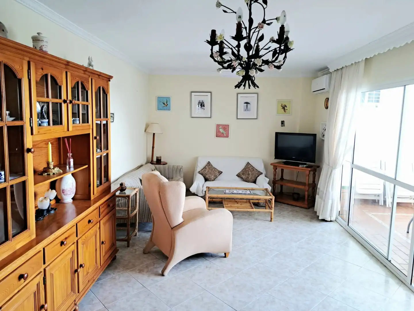 Wohnzimmer von Wohnung zur Miete in El Puerto de Santa María mit Klimaanlage, Terrasse und Möbliert