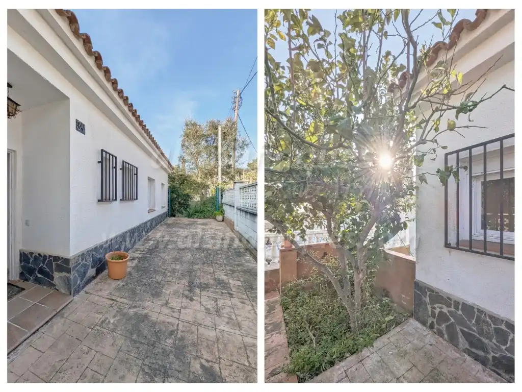 Vista exterior de Casa o xalet en venda en Lloret de Mar amb Jardí privat, Terrassa i Balcó