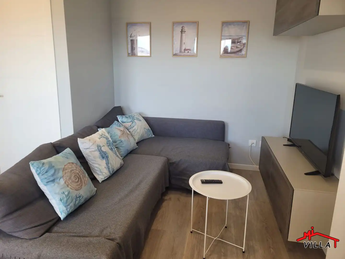 Living room of Attic for rent in Laredo  with Heating, Terrace and Furnished