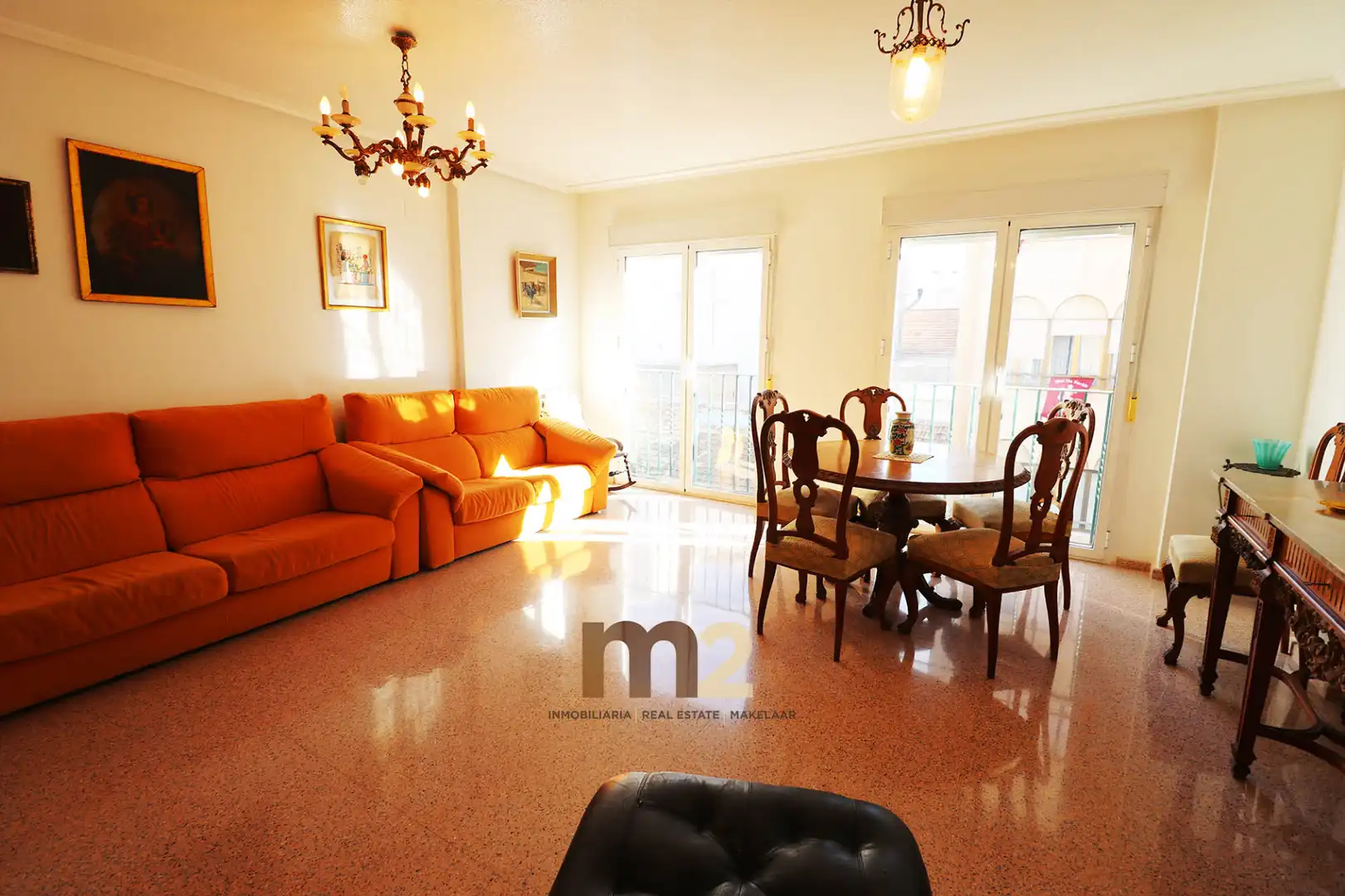 Sala d'estar de Apartament en venda en Almoradí amb Aire condicionat, Traster i Moblat
