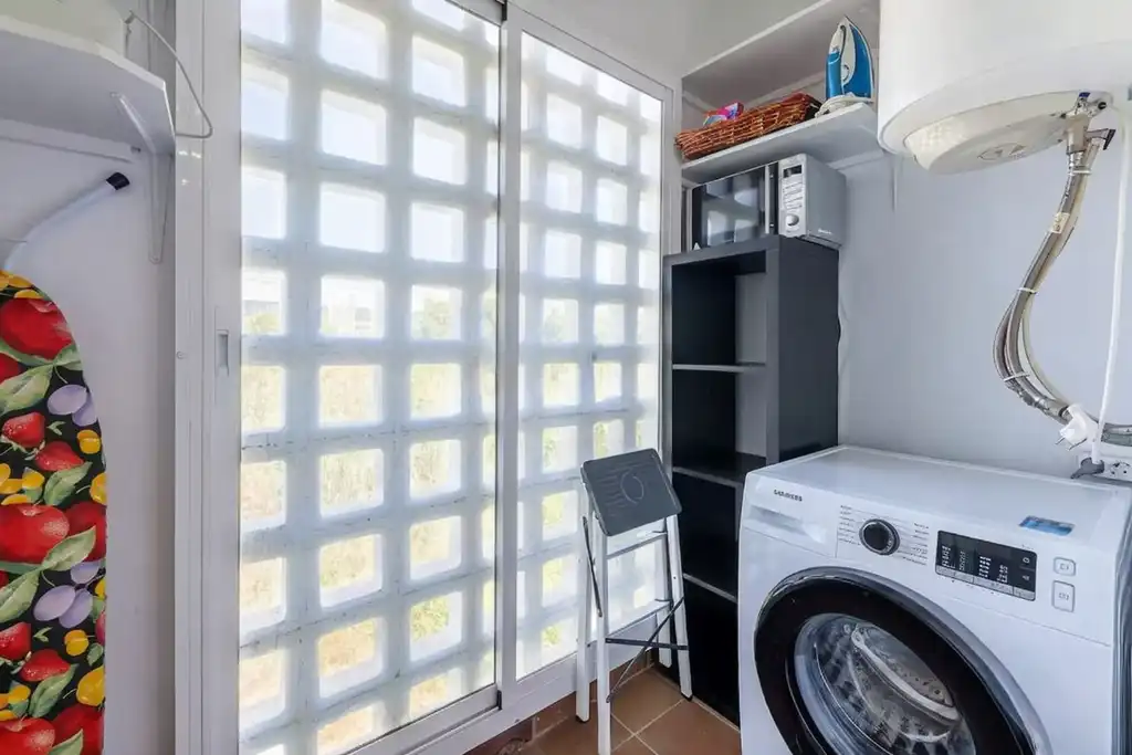 Terraza de Apartamento de alquiler en Estepona con Aire acondicionado, Terraza y Piscina