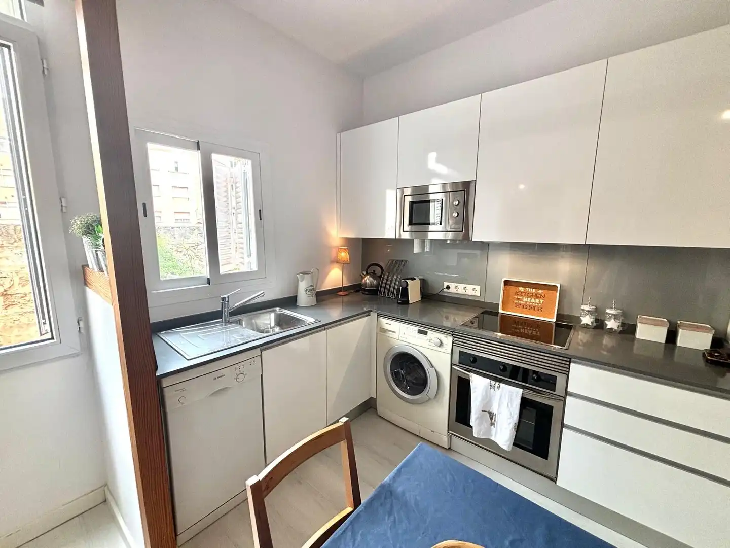 Kitchen of Apartments for rent in  Palma de Mallorca  with Air Conditioner and Furnished
