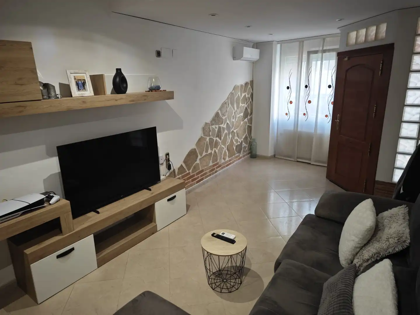 Sala de estar de Finca rústica en venta en El Real de Gandia con Aire acondicionado, Calefacción y Terraza