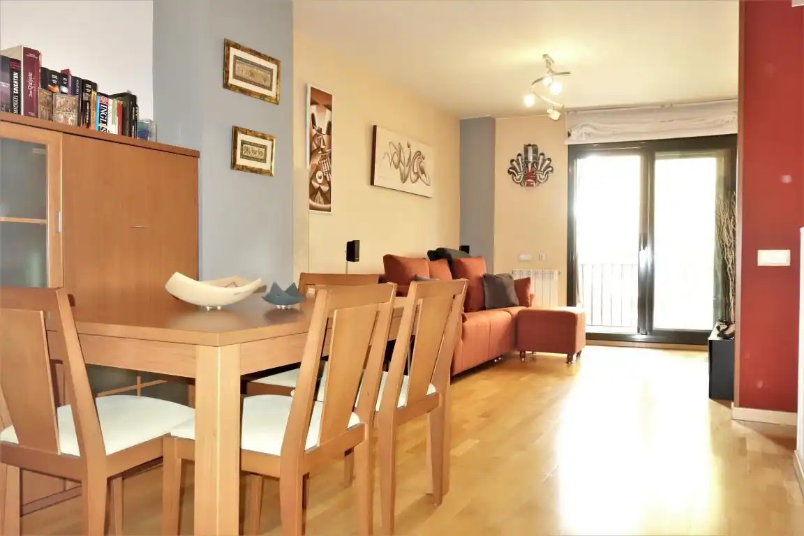 Sala de estar de Piso de alquiler en Terrassa con Calefacción, Parquet y Terraza