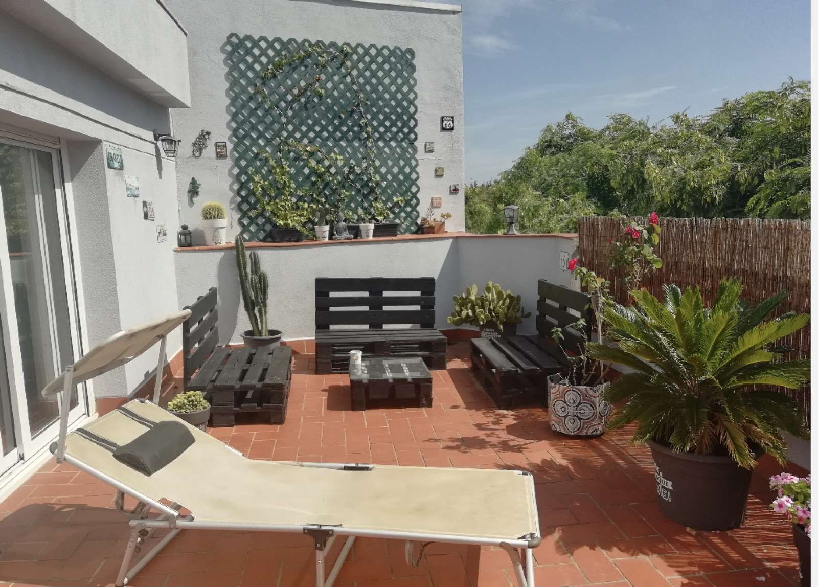 Terraza de Piso para compartir en  Barcelona Capital con Aire acondicionado y Terraza