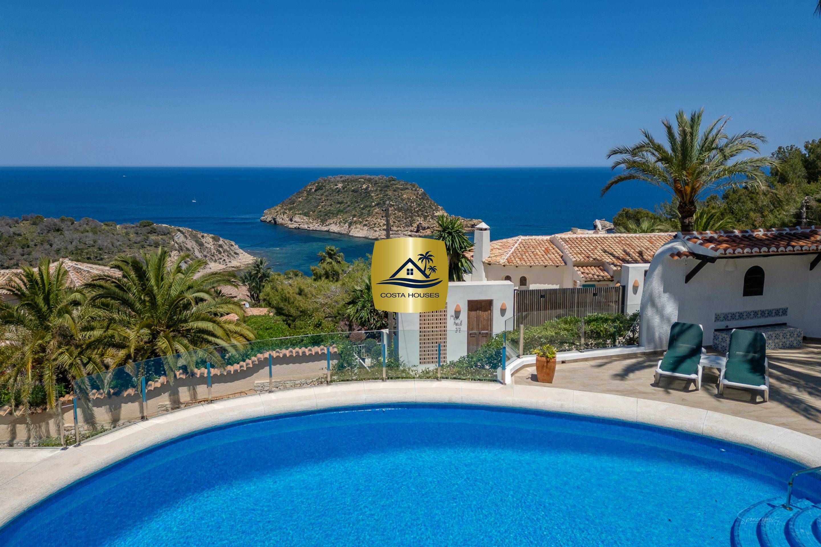 Swimming pool of House or chalet for sale in Jávea / Xàbia  with Air Conditioner, Heating and Private garden