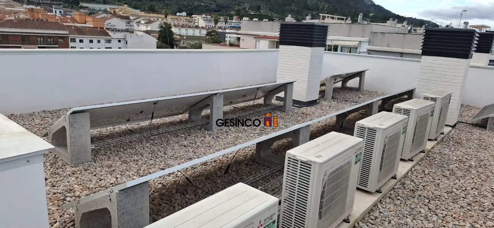 Terrasse von Wohnung zum Verkauf in Xàtiva mit Klimaanlage, Terrasse und Abstellraum