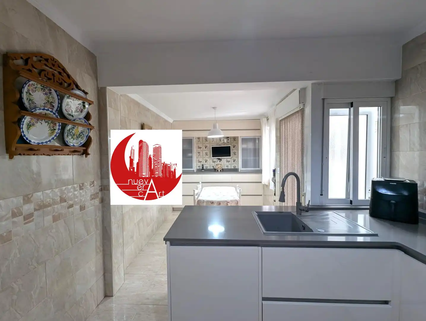 Cocina de Casa o chalet en venta en Cartagena con Aire acondicionado