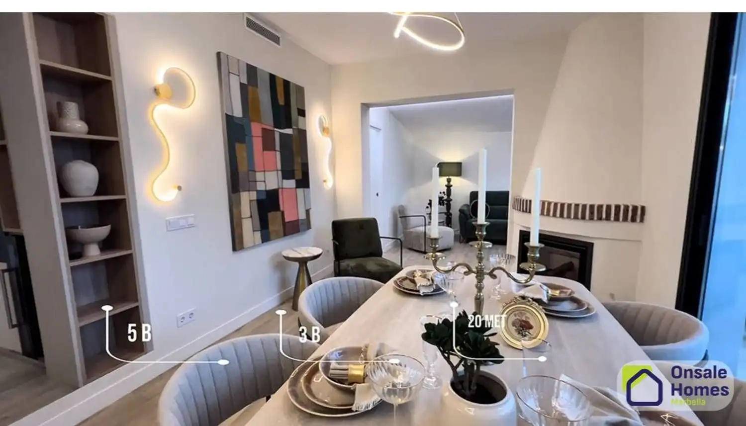 Comedor de Casa o chalet en venta en Marbella con Aire acondicionado, Jardín privado y Terraza