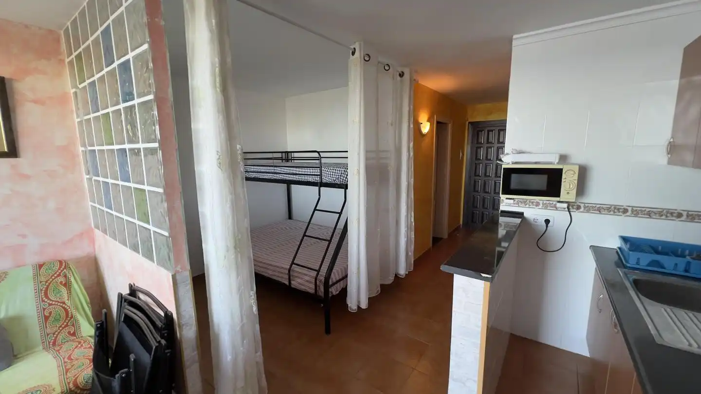 Bedroom of Flat for sale in Alcalà de Xivert  with Air Conditioner, Private garden and Terrace