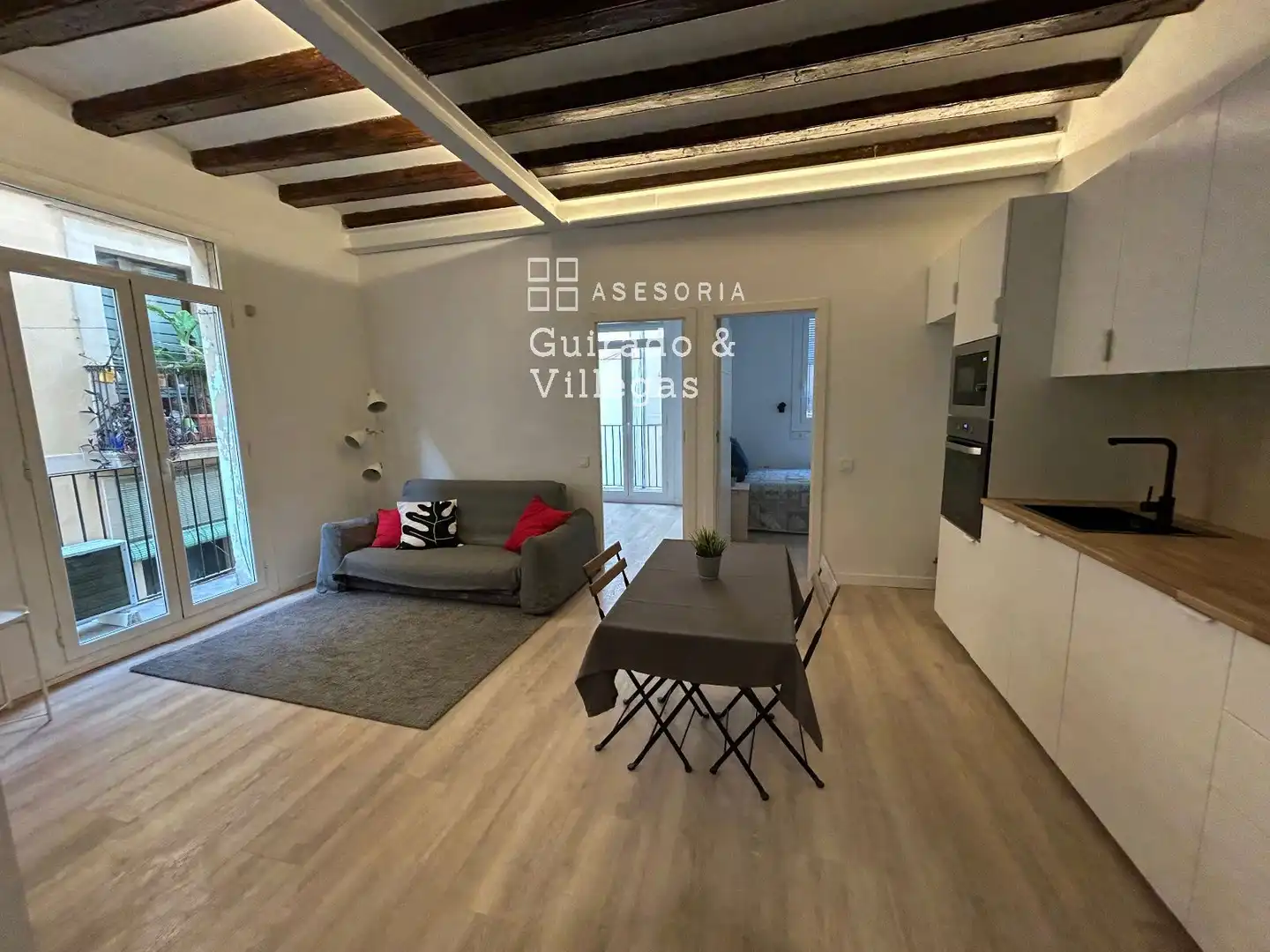 Vista exterior de Piso en venta en Barcelona con Aire acondicionado, Parquet y Terraza