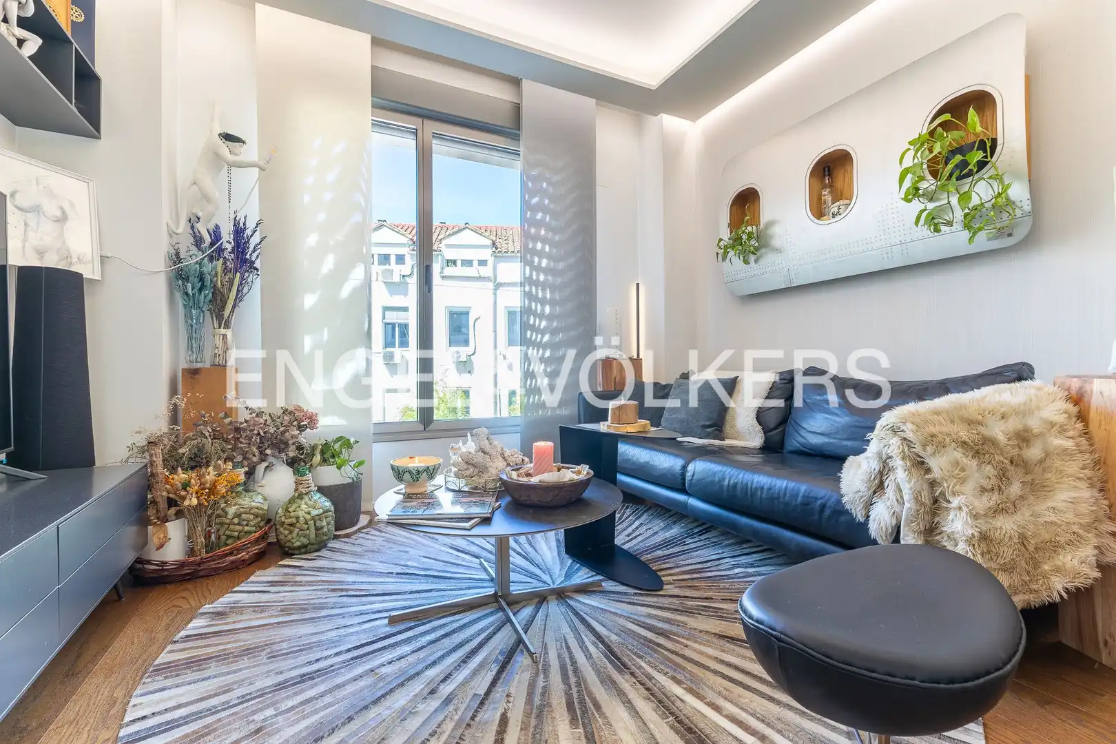 Sala de estar de Piso de alquiler en Madrid con Aire acondicionado, Calefacción y Piscina