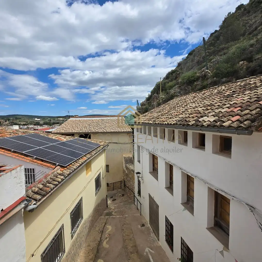 Vista exterior de Casa o xalet en venda en Mogente / Moixent amb Aire condicionat, Terrassa i Traster