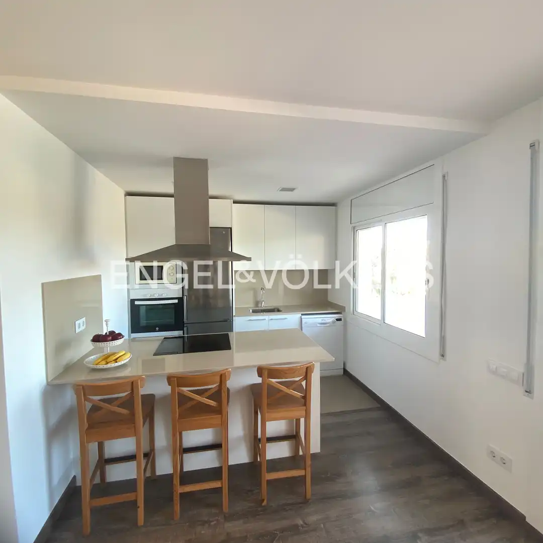 Küche von Wohnung zur Miete in Sitges mit Klimaanlage, Heizung und Terrasse