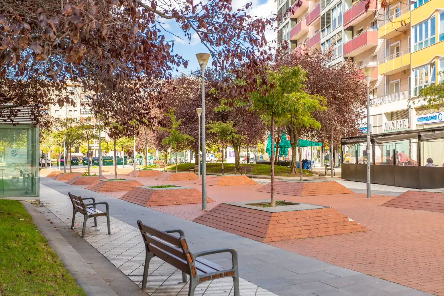 Exterior view of Flat for sale in  Pamplona / Iruña  with Heating, Parquet flooring and Terrace