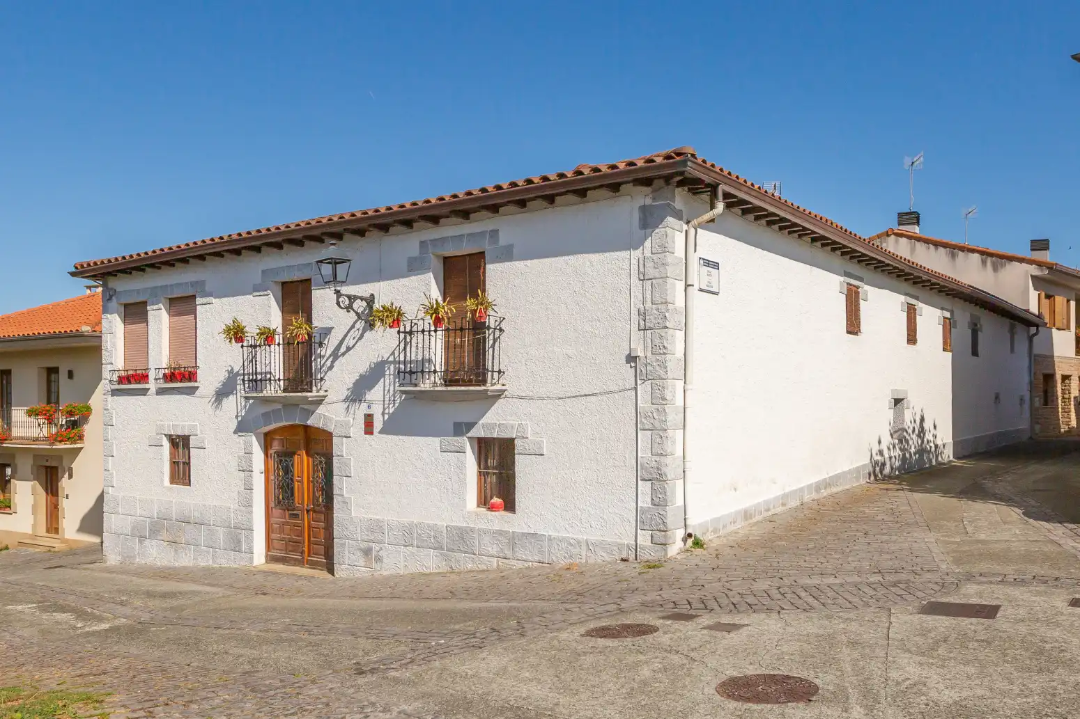 Vista exterior de Casa o chalet en venta en Galar con Calefacción, Jardín privado y Parquet