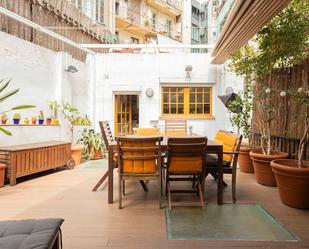 Terrace of Apartment for sale in  Barcelona Capital  with Air Conditioner, Heating and Parquet flooring