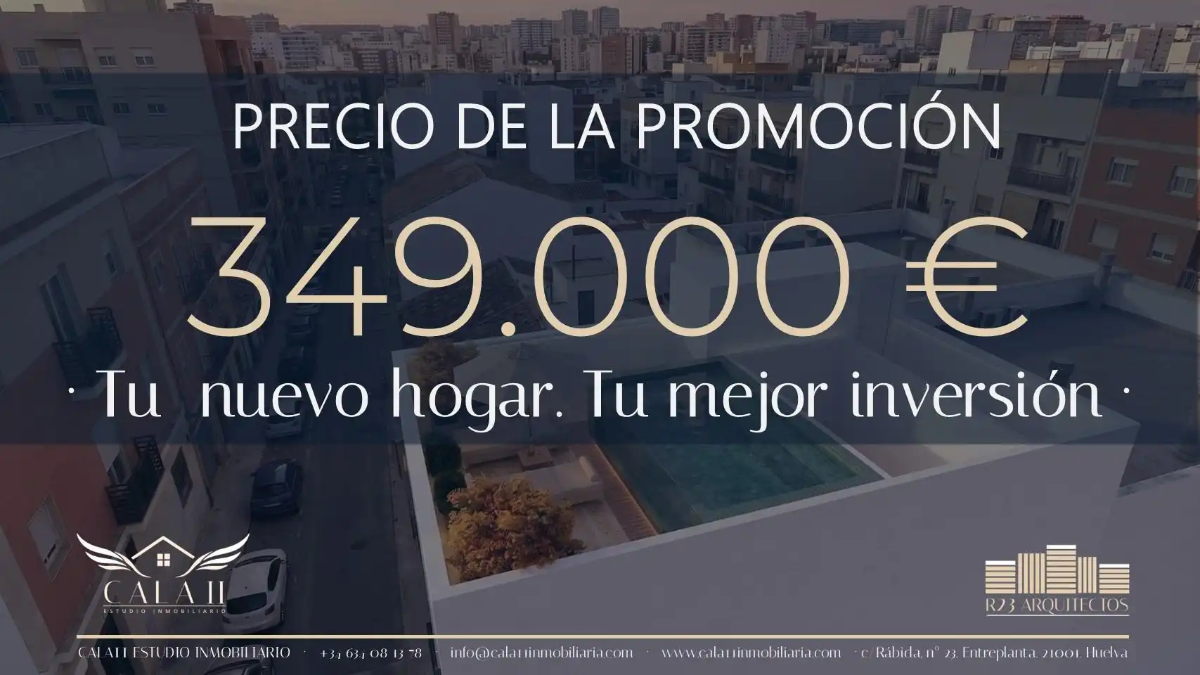 Vista exterior de Casa adosada en venta en Huelva