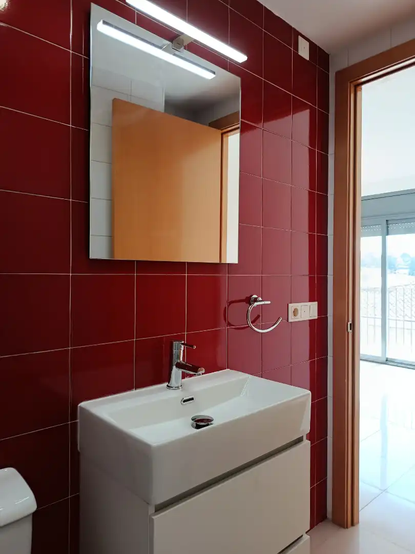 Baño de Piso de alquiler en Caldes de Malavella con Calefacción y Balcón